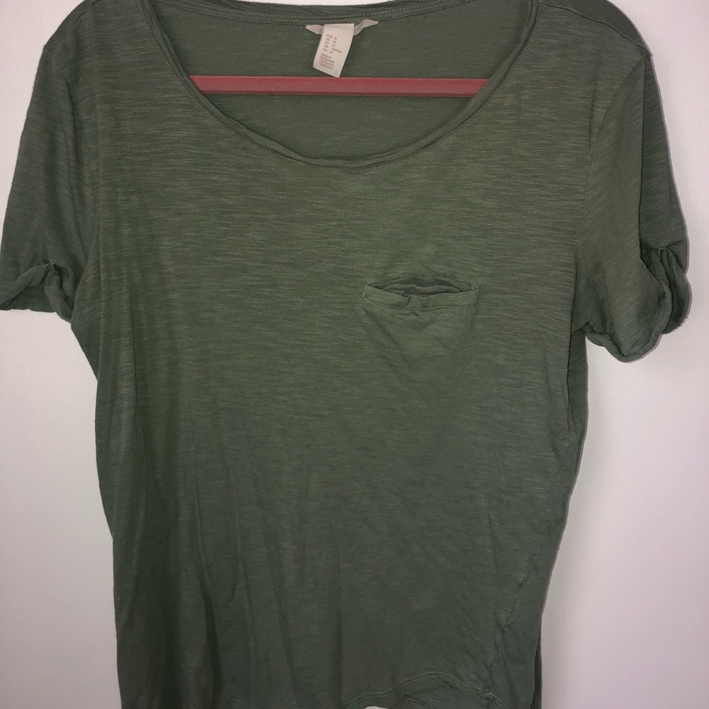 Green T-shirt from H&M